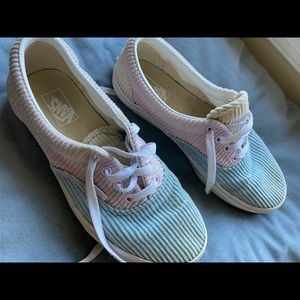Pastel girls vans size 5